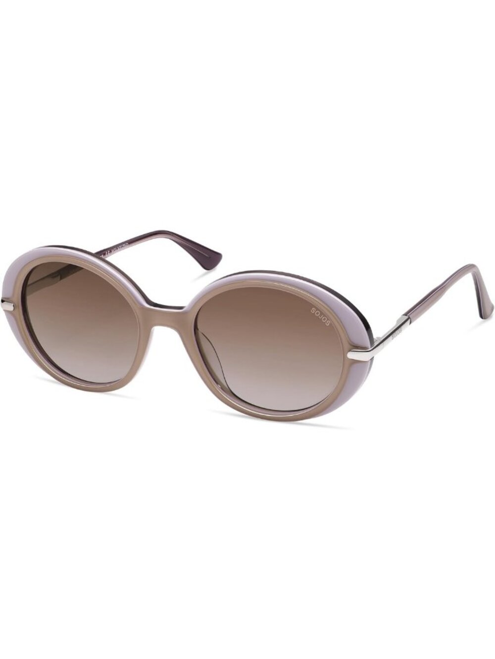 Oversized Round Polarized Sunglasses - Stylish Acetate Frame for UV Protection